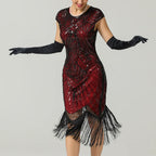 Women's Gatsby Glitter Dress – Vintage Sparkle Party Dress