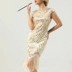 Women's Gatsby Glitter Dress – Vintage Sparkle Party Dress