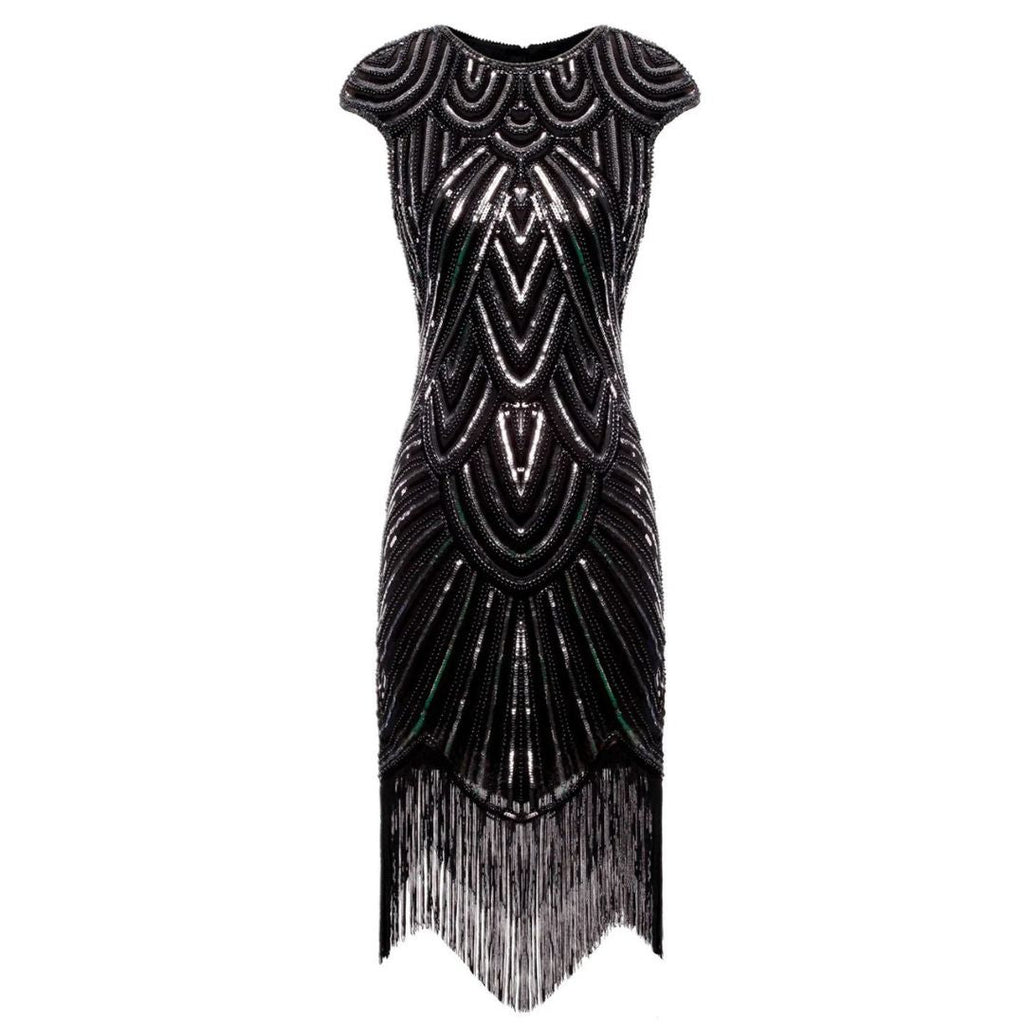 Women's Gatsby Glitter Dress – Vintage Sparkle Party Dress