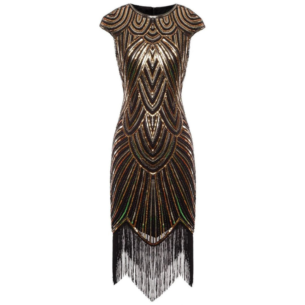 Women's Gatsby Glitter Dress – Vintage Sparkle Party Dress