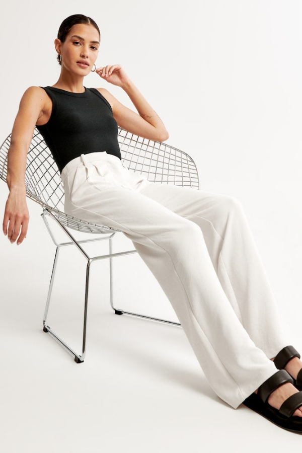 Women's Flowy Wide Leg Pants – High Waist Dress Trousers