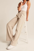 Women's Flowy Wide Leg Pants – High Waist Dress Trousers