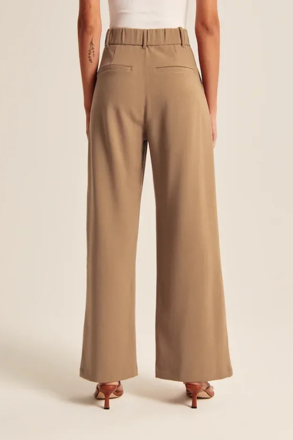 Women's Flowy Wide Leg Pants – High Waist Dress Trousers