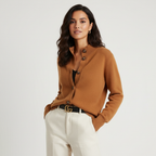 Women's Longline Button Cardigan – Oversized Ribbed Layering Cardigan