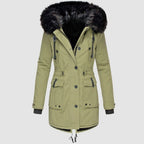 Women's Hooded Winter Parka – Warm Casual Coat