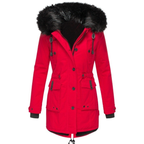 Women's Insulated Hooded Winter Coat – Tailored Cold Weather Longline Coat