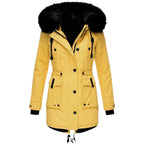 Women's Hooded Winter Parka – Warm Casual Coat