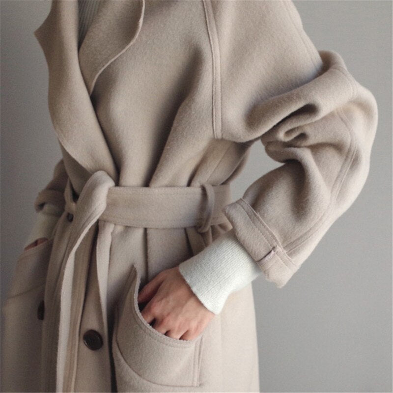 Women's Full Length Winter Coat – Tailored Cold Weather Longline Coat