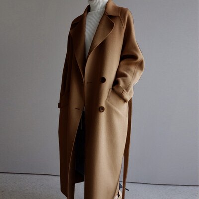 Women's Full Length Winter Coat – Tailored Cold Weather Longline Coat