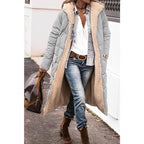 Women's Reversible Hooded Winter Coat – Teddy Lined Long Cold Weather Coat