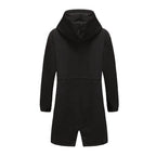 Women's Lightweight Hooded Trench Coat – Longline Transitional Jacket