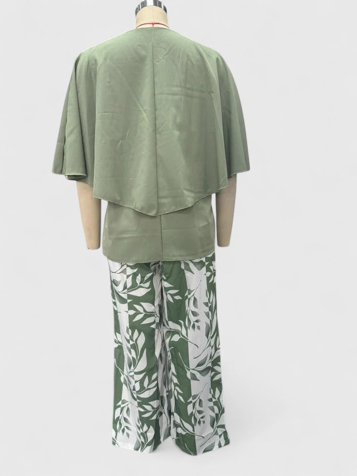 Women's Printed Two-Piece Set – Casual Matching Set – Marzelle
