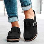 Women's Mules – Buckle Slip-On Comfort Shoes – Lois