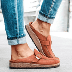 Women's Mules – Buckle Slip-On Comfort Shoes – Lois