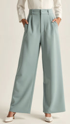 Women's Wide Leg Pants – High Waist Casual Pants – Gabriela