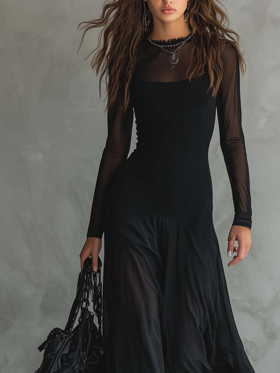 Women's Formal Flowy Maxi Dress – Relaxed Long Evening Occasion Dress