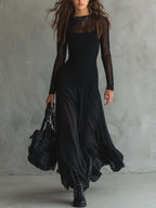 Women's Formal Flowy Maxi Dress – Relaxed Long Evening Occasion Dress