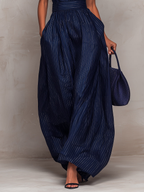 Women's High Neck Wide Leg Jumpsuit – Flowy Formal Occasion Jumpsuit