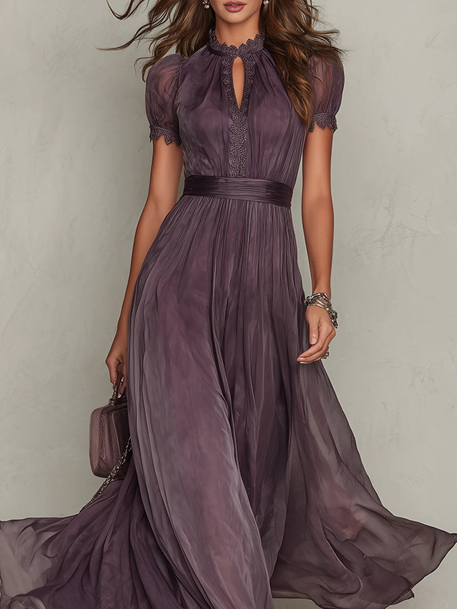 Women's High Neck Midi Dress – Sleeveless Pocket Summer Dress
