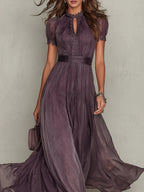 Women's Elegant Maxi Dress – Vintage Occasion Dress – Ashley