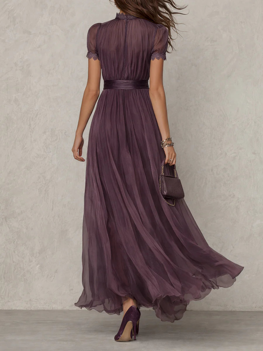 Women's Elegant Maxi Dress – Vintage Occasion Dress – Ashley