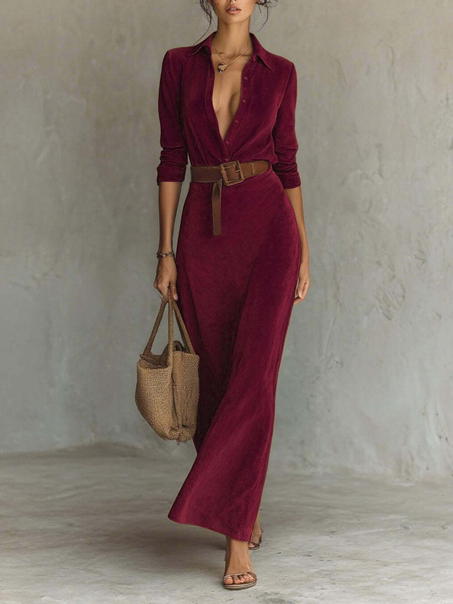 Women's Elegant Maxi Dress – Chic Occasion Dress – Lunori Célianne