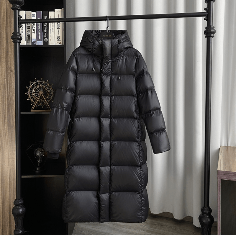 Women's Hooded Puffer Jacket – Lightweight Quilted Winter Coat