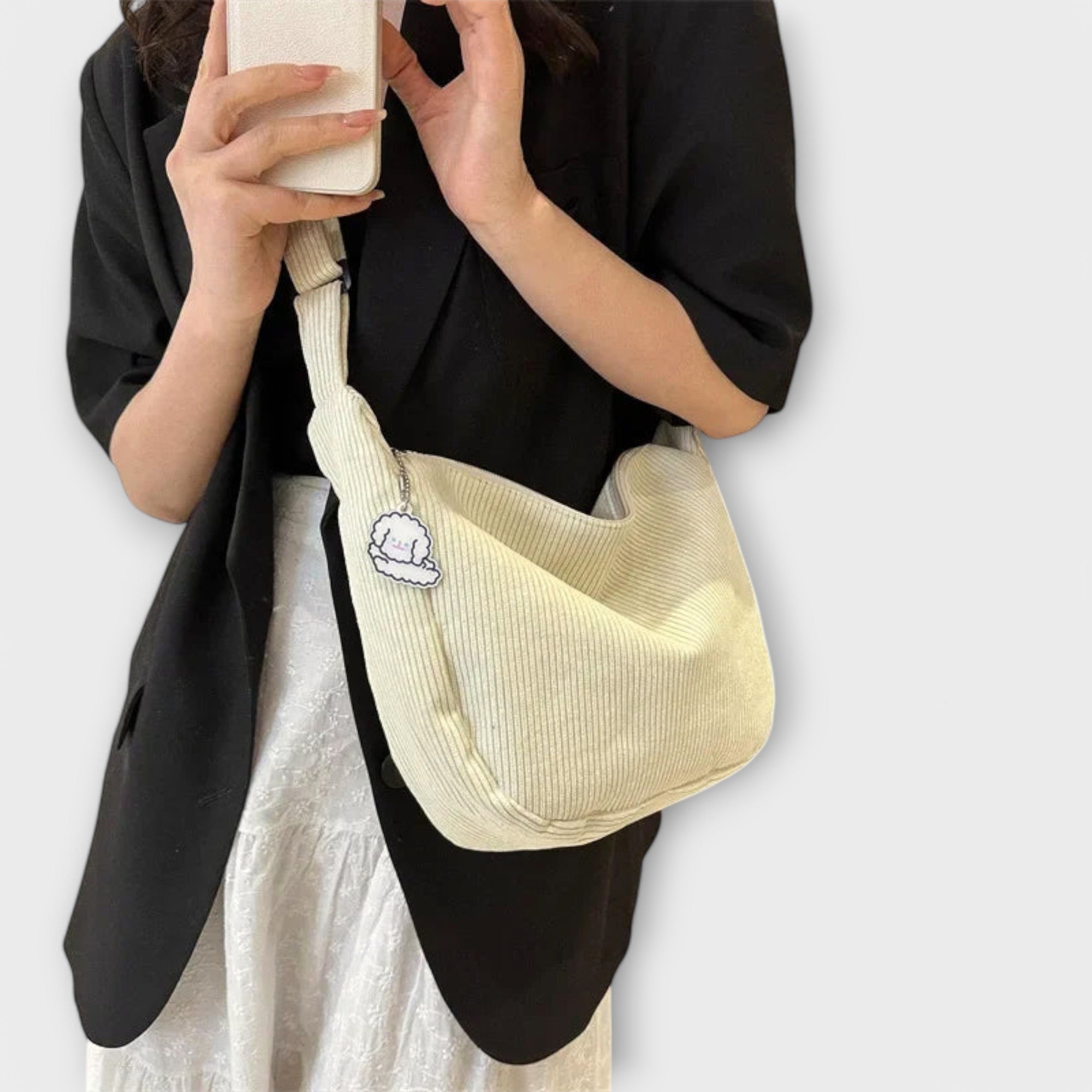 Women's Shoulder Bag – Structured Elegant Shoulder Bag – Ingrida
