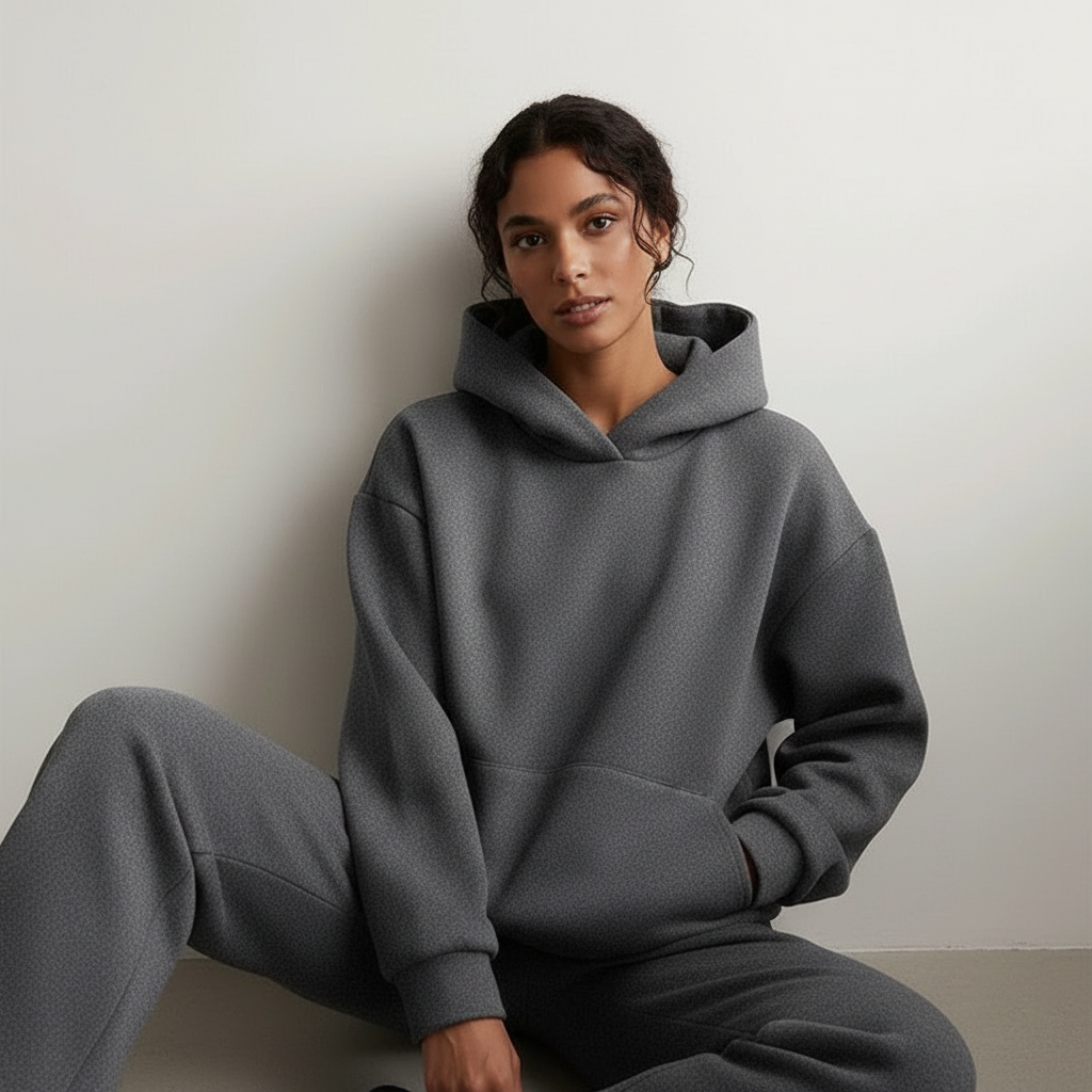 Women's Oversized Lounge Set – Relaxed Sweat Set