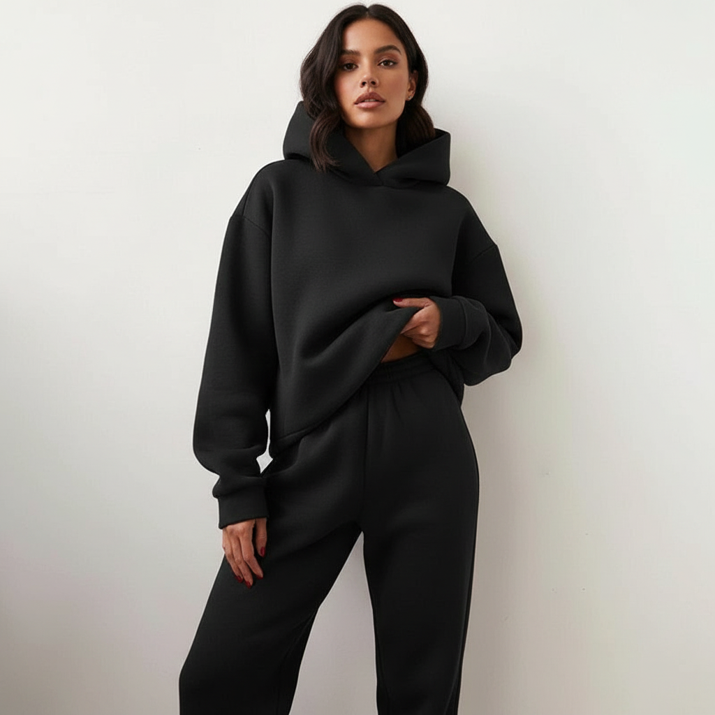 Women's Oversized Lounge Set – Relaxed Sweat Set