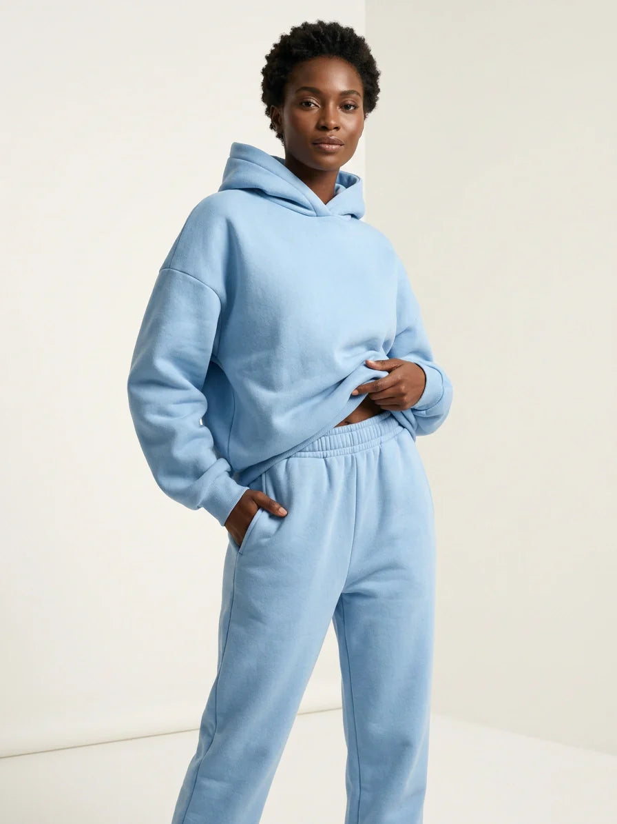 Women's Oversized Lounge Set – Relaxed Sweat Set