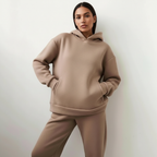 Women's Oversized Lounge Set – Relaxed Sweat Set