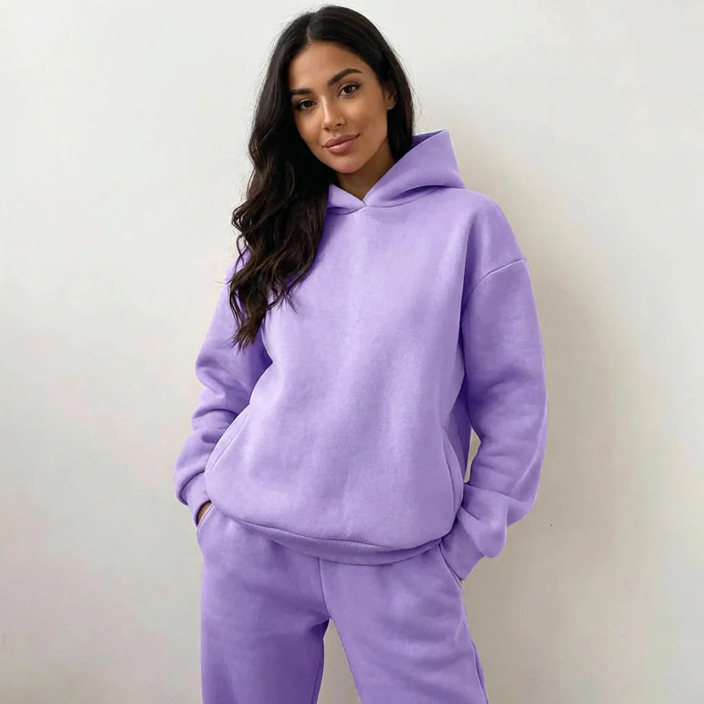 Women's Oversized Lounge Set – Relaxed Sweat Set