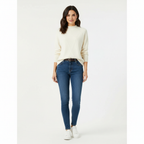 Women's Ribbed Mock Neck Sweater – Textured Long Sleeve High Neck Pullover