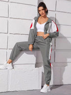 Women's Hooded Lounge Set – Zip-Up Legging Set