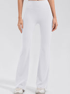 Women's High Waist Micro Flare Leggings – Stretch Yoga Pants