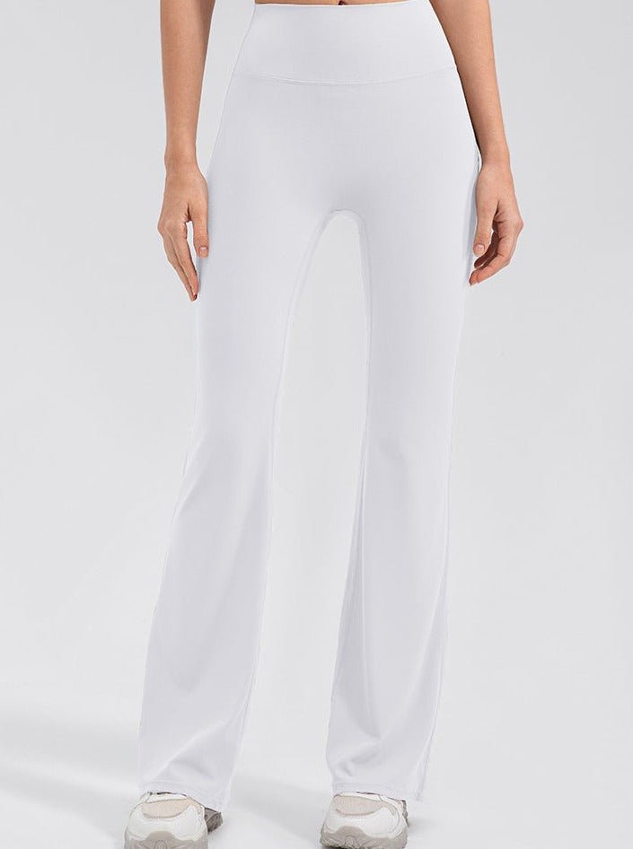 Women's High Waist Micro Flare Leggings – Stretch Yoga Pants