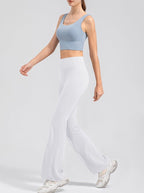 Women's High Waist Micro Flare Leggings – Stretch Yoga Pants