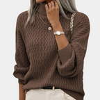 Women's Turtleneck Sweater – Classic Long Sleeve High Neck Pullover
