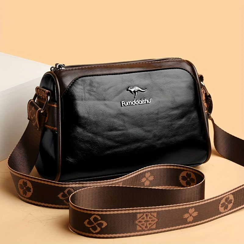 Women's Adjustable Strap Shoulder Bag – Multi-Compartment Handbag – Eleanor