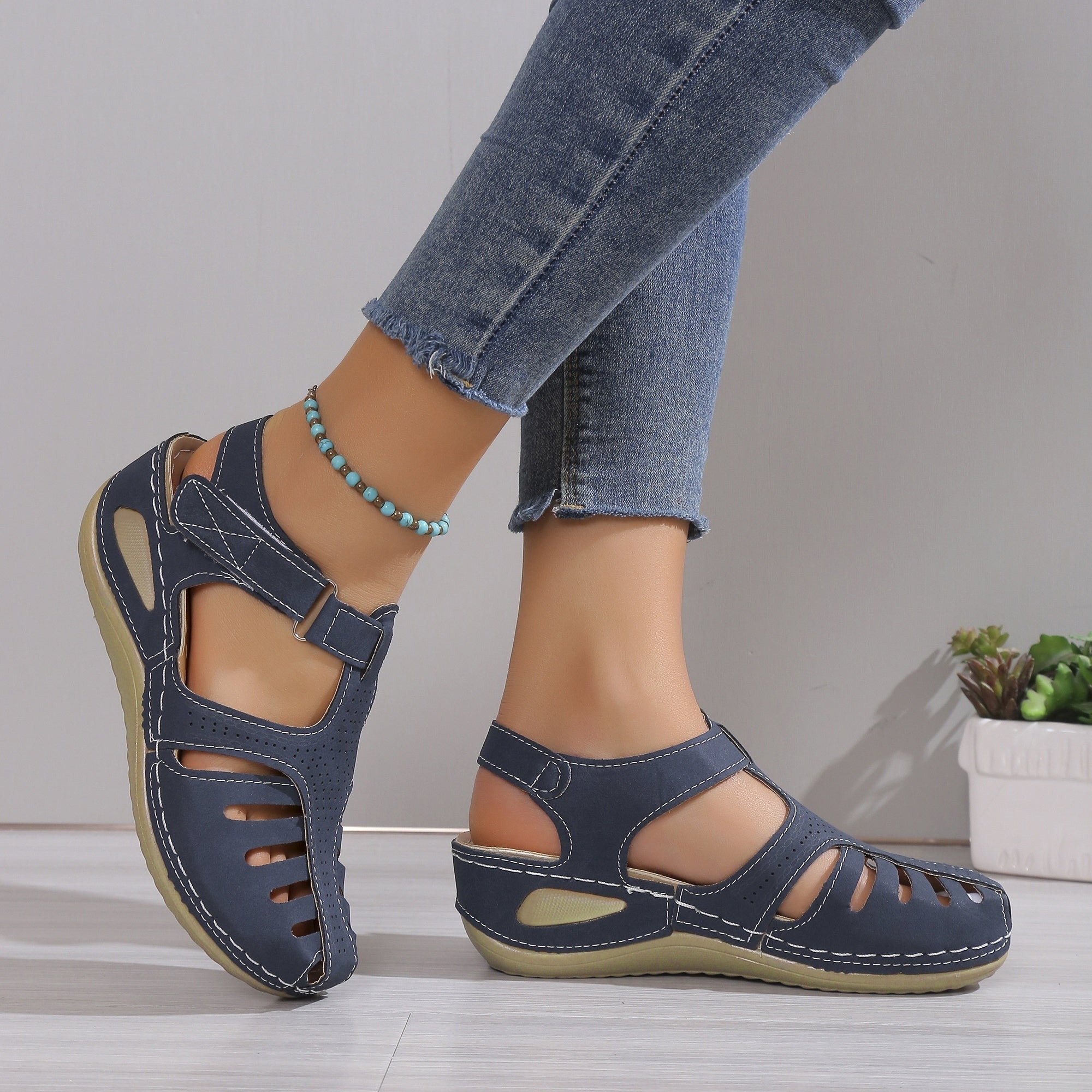 Women's Platform Sandals – Orthopedic Walking Sandals – Janet