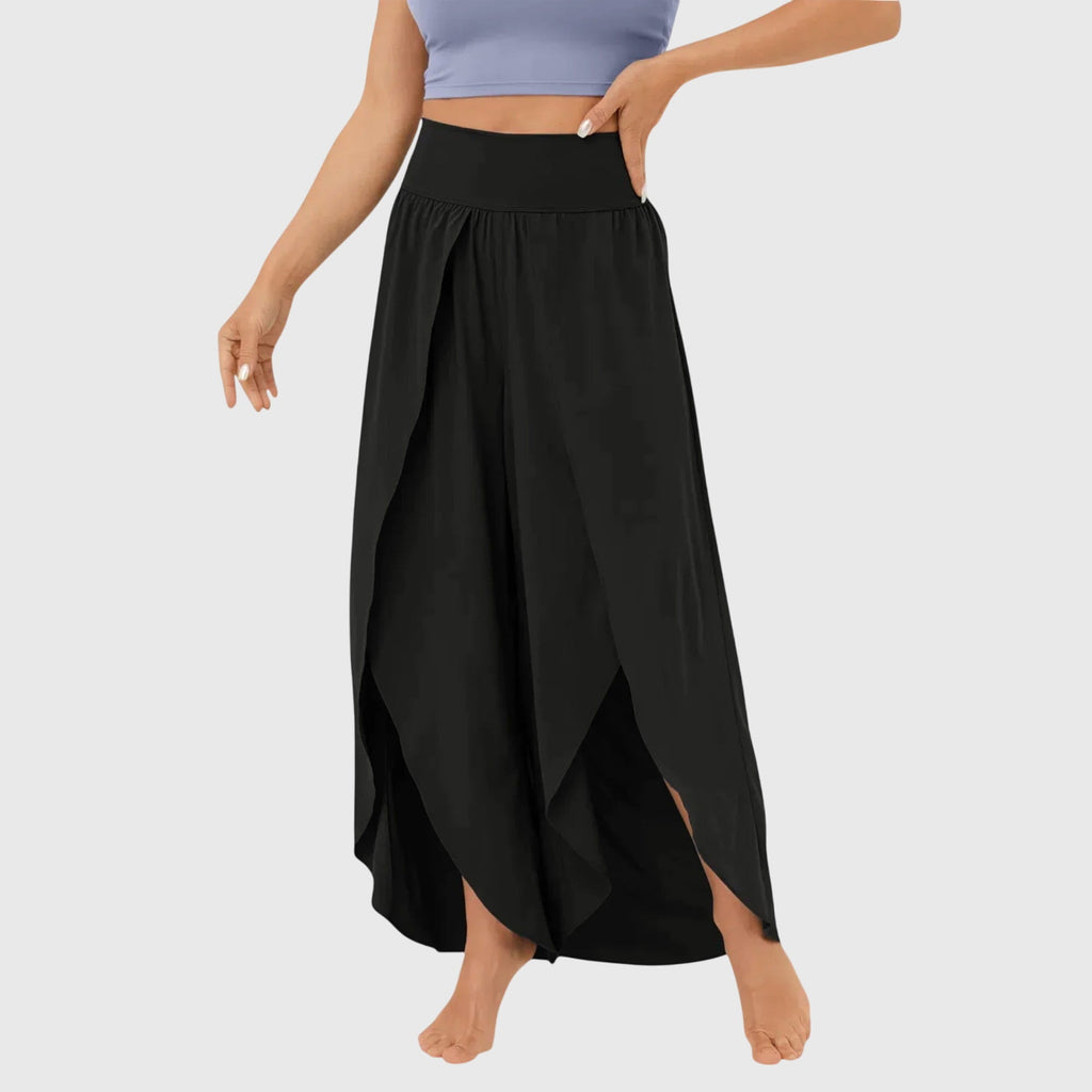 Women's Wide Leg Pants – Boho Casual Pants – Magdalena