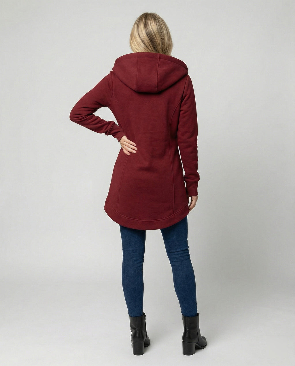Women's Tailored Winter Jacket – Hooded Cold Weather Coat