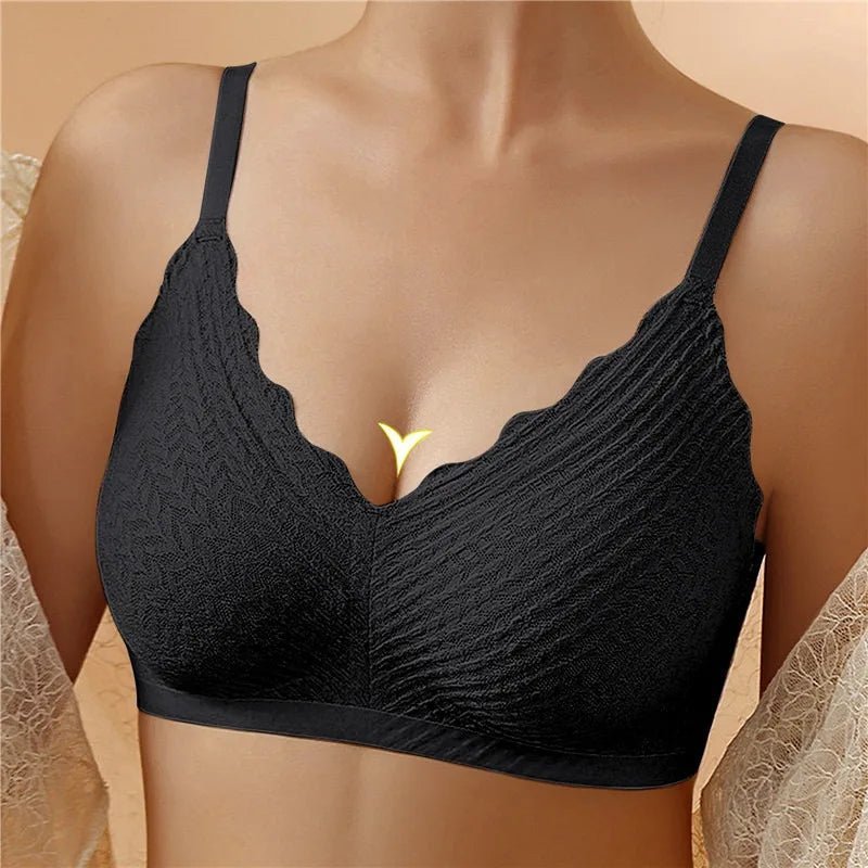 Women's Adjustable Wireless Bra – Everyday Comfort Support Bra