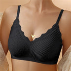 Women's Adjustable Wireless Bra – Everyday Comfort Support Bra