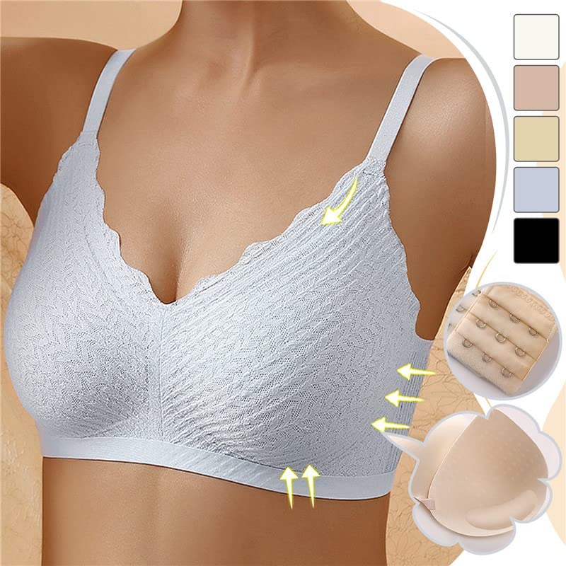 Women's Adjustable Wireless Bra – Everyday Comfort Support Bra