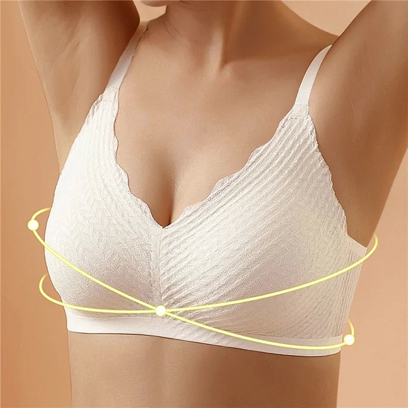 Women's Adjustable Wireless Bra – Everyday Comfort Support Bra