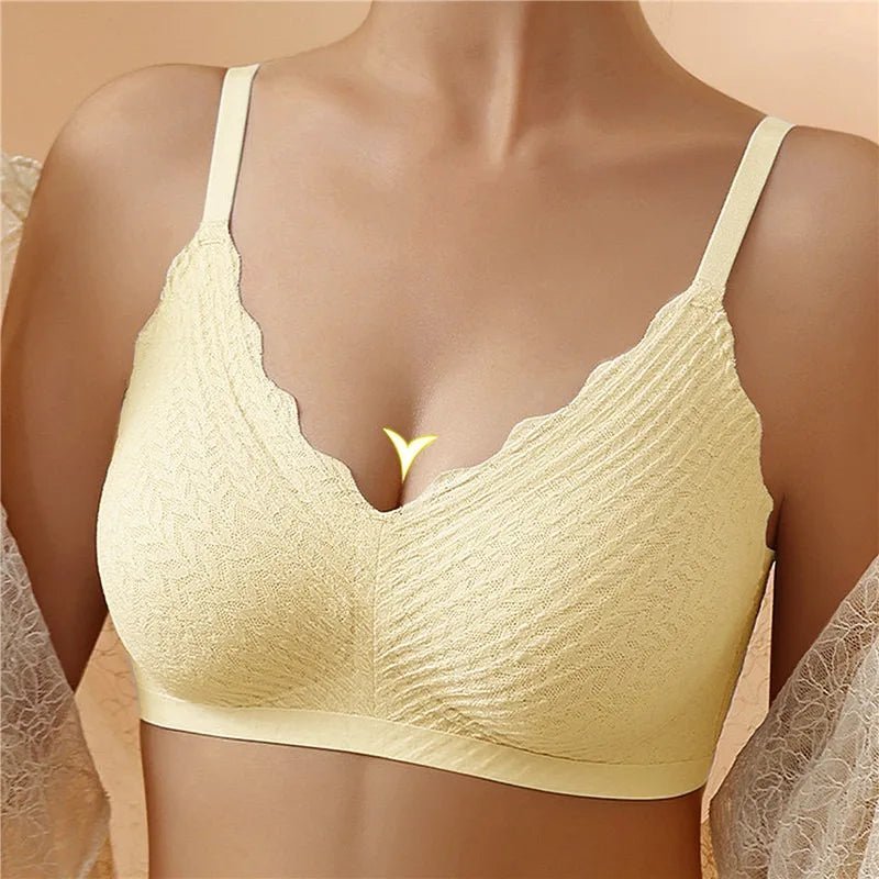 Women's Adjustable Wireless Bra – Everyday Comfort Support Bra