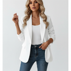 Women's Tailored Slim Fit Blazer – Professional Office Blazer – Madison