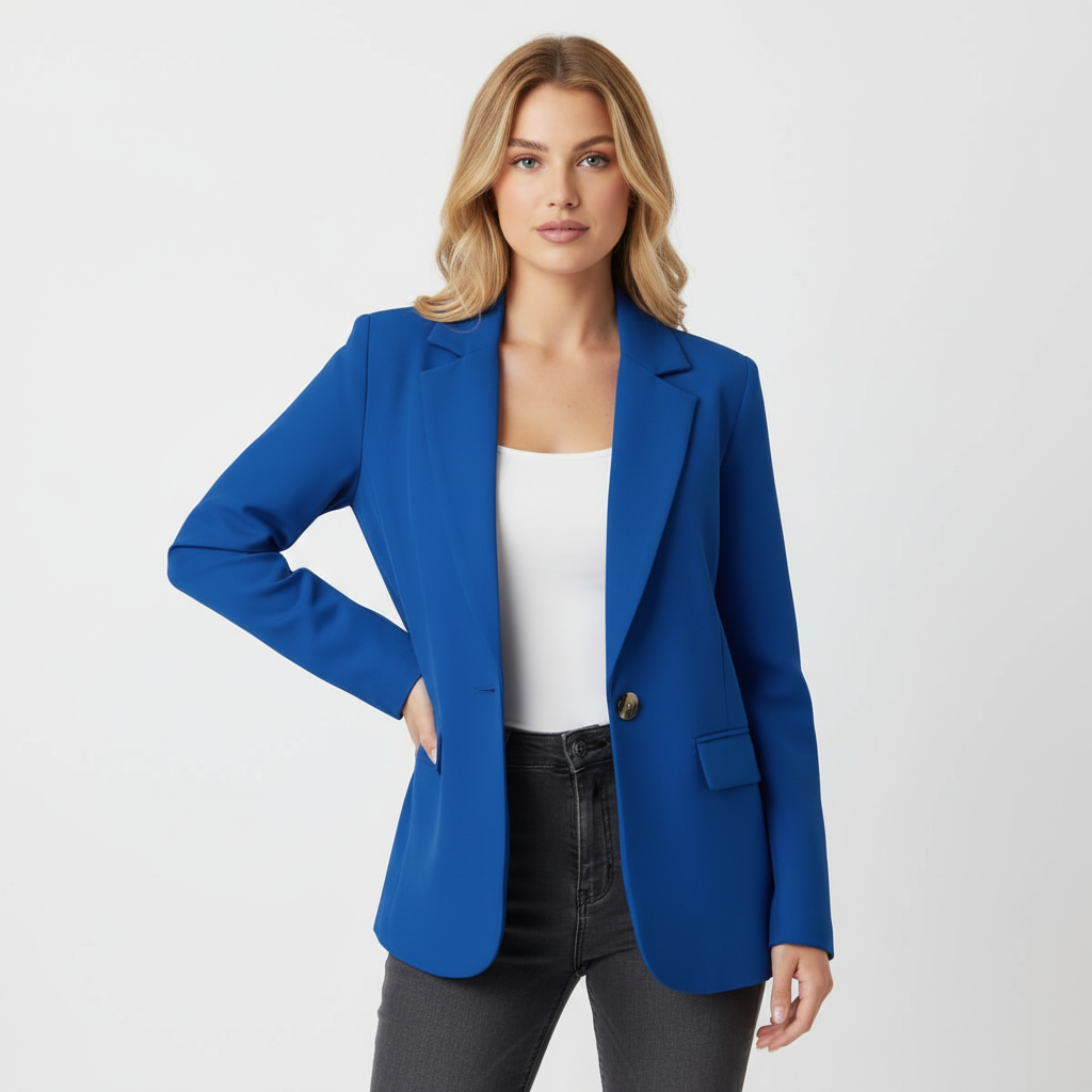 Women's Tailored Slim Fit Blazer – Professional Office Blazer – Madison